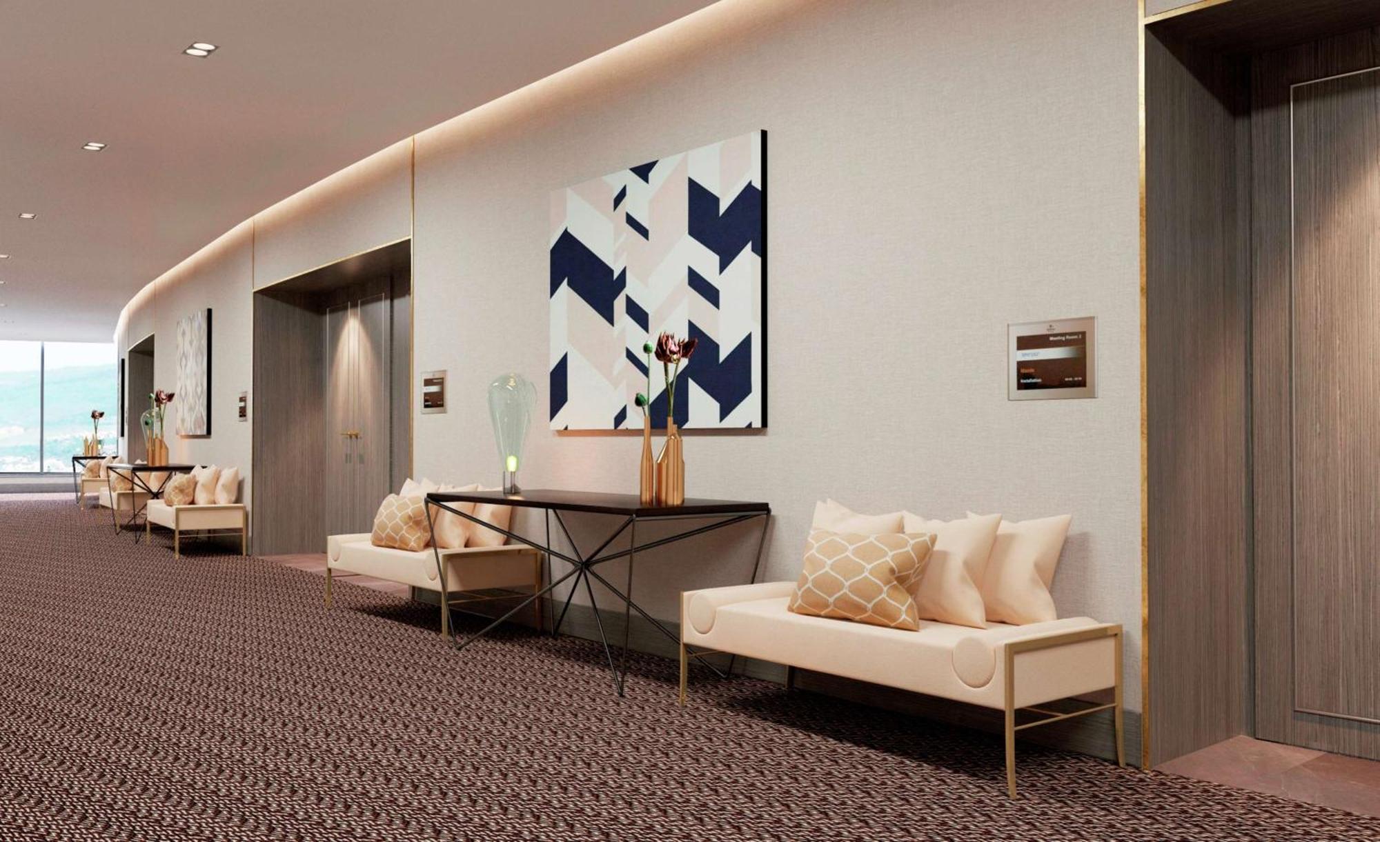 希尔顿丹吉尔市中心酒店公寓 外观 照片 A carpet in a hotel