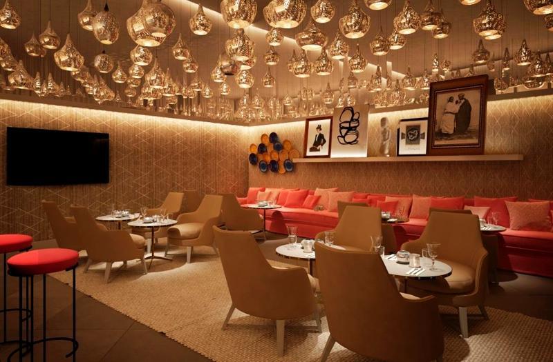 希尔顿丹吉尔市中心酒店公寓 外观 照片 The interior of the lounge