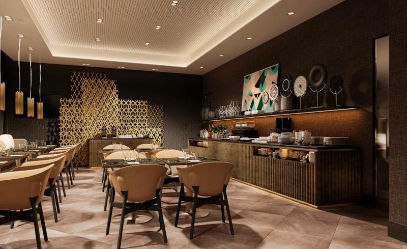 希尔顿丹吉尔市中心酒店公寓 外观 照片 The interior of the lounge